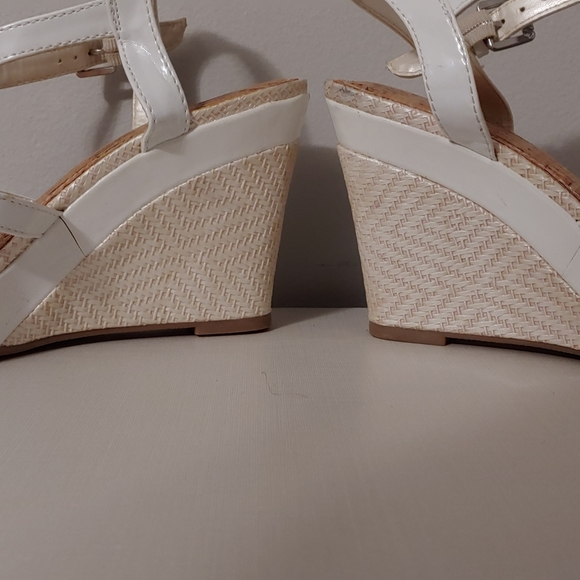 White wedge espadrilles - Picture 3 of 7